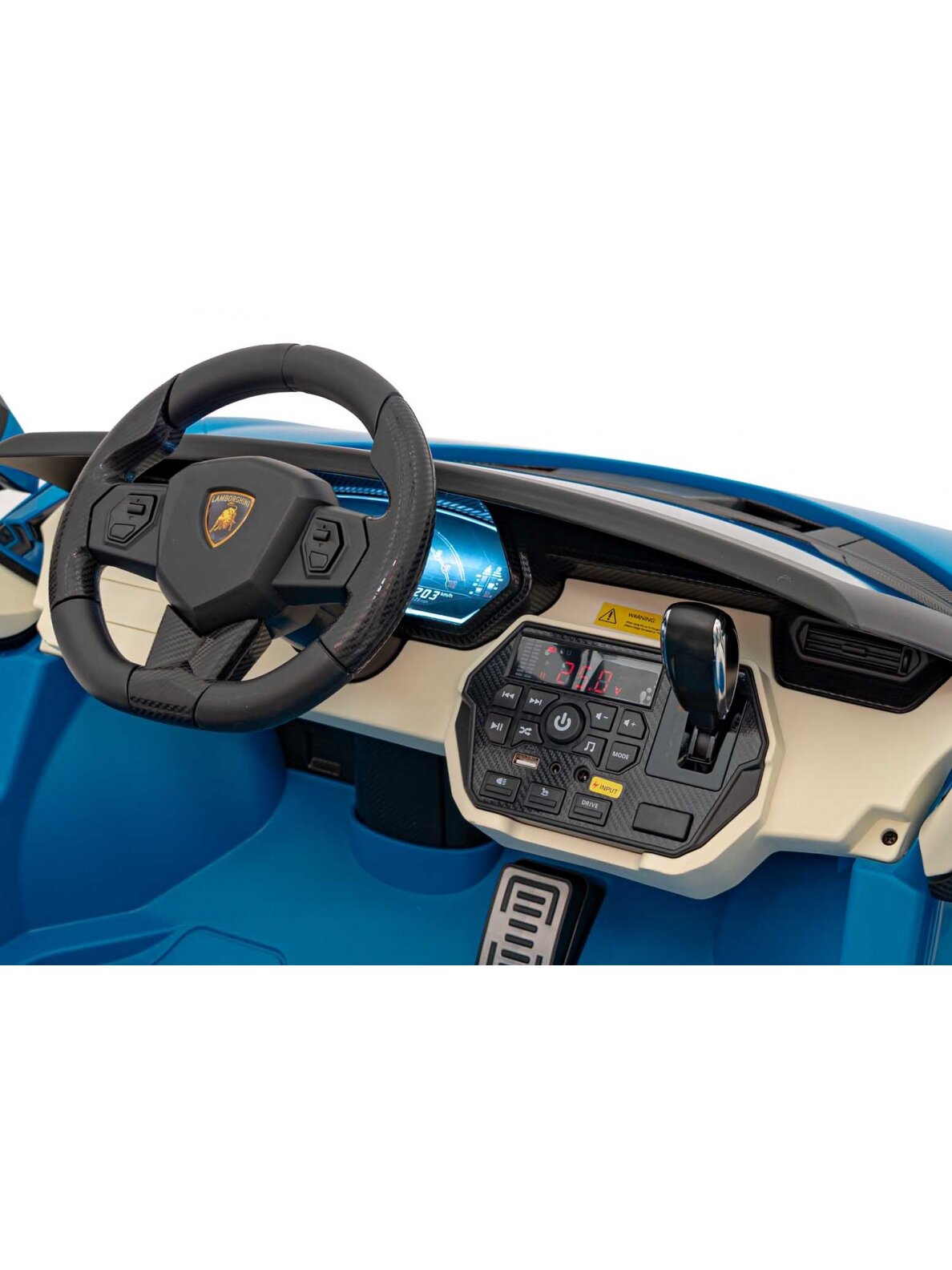 Lamborghini SIAN Elektromobilis vaikams Mėlyna 6