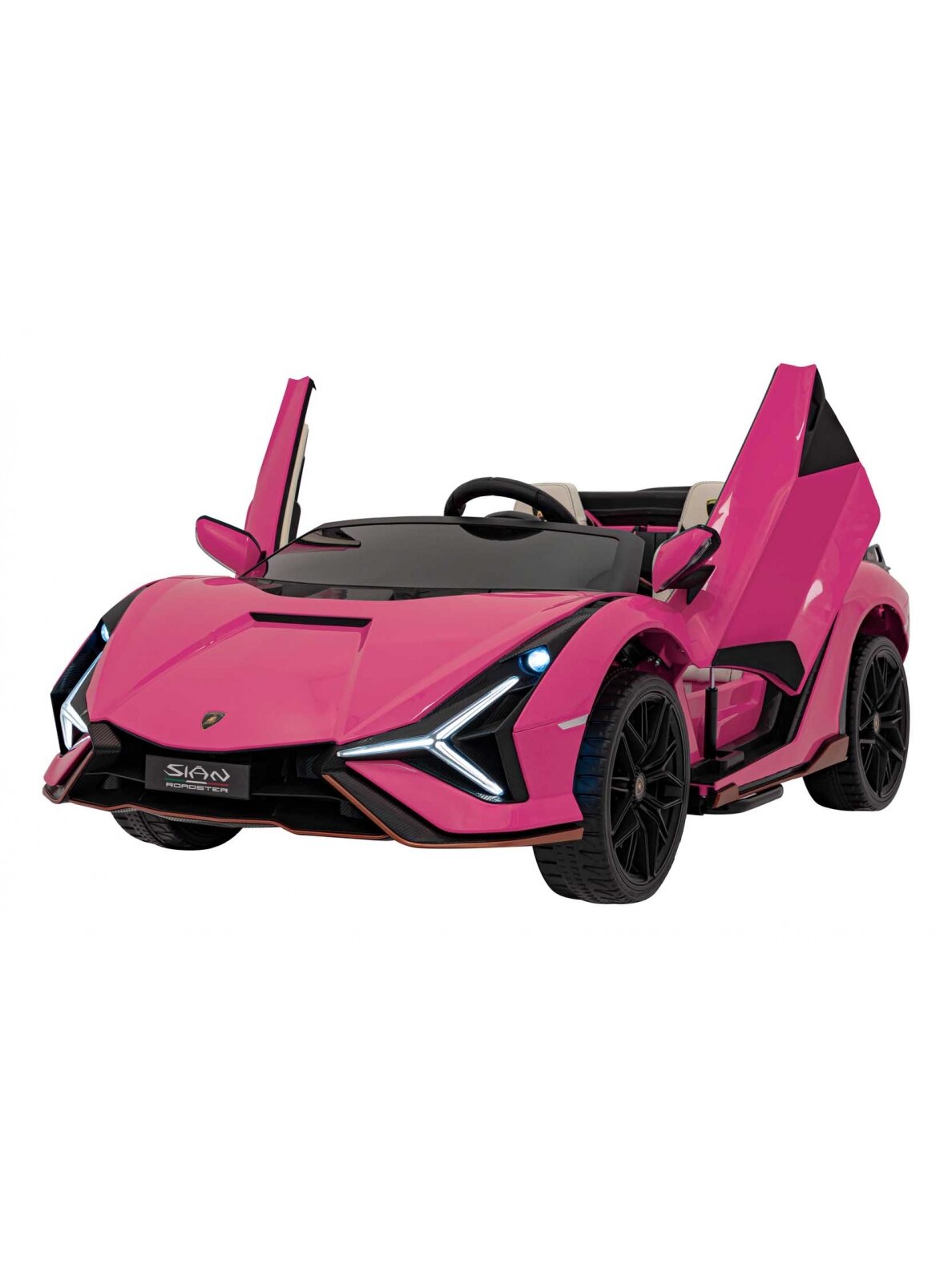 Lamborghini SIAN Elektromobilis vaikams Rausva 2