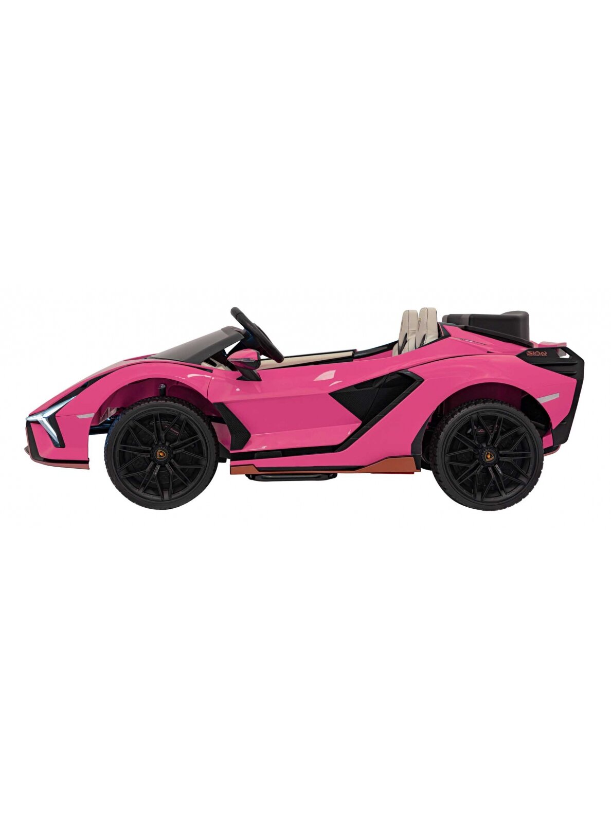 Lamborghini SIAN Elektromobilis vaikams Rausva 3