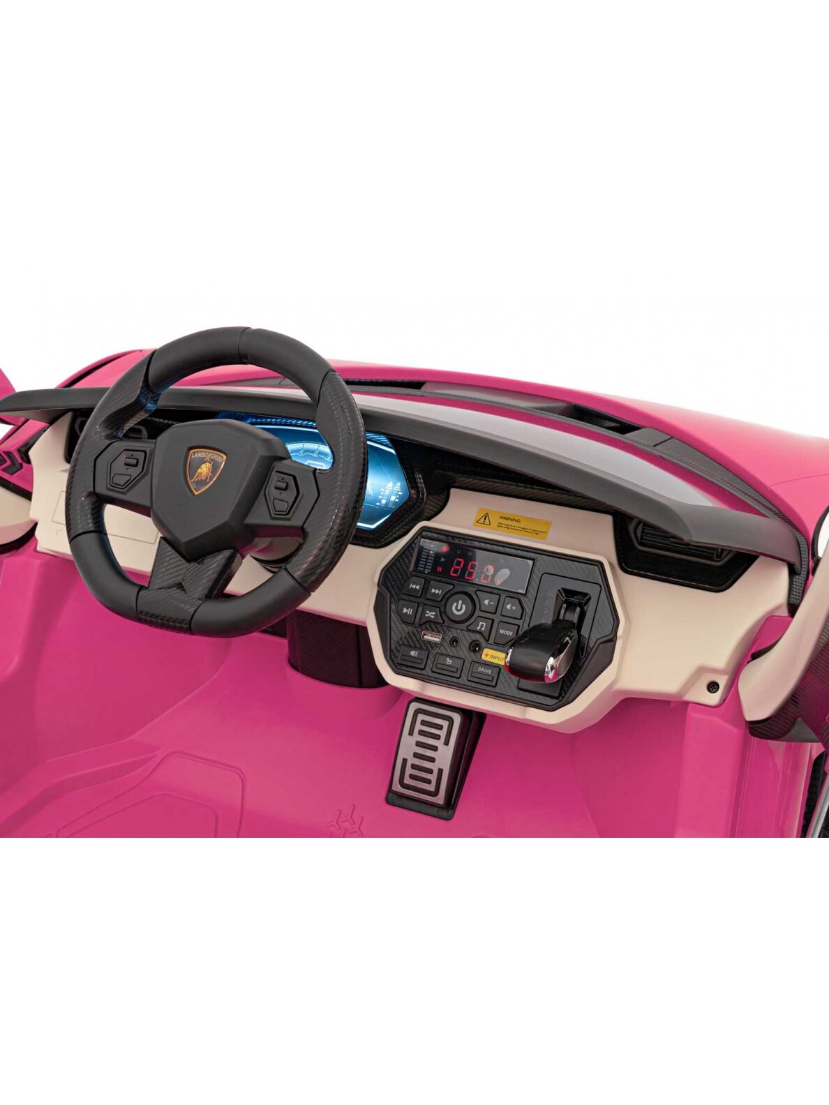Lamborghini SIAN Elektromobilis vaikams Rausva 5