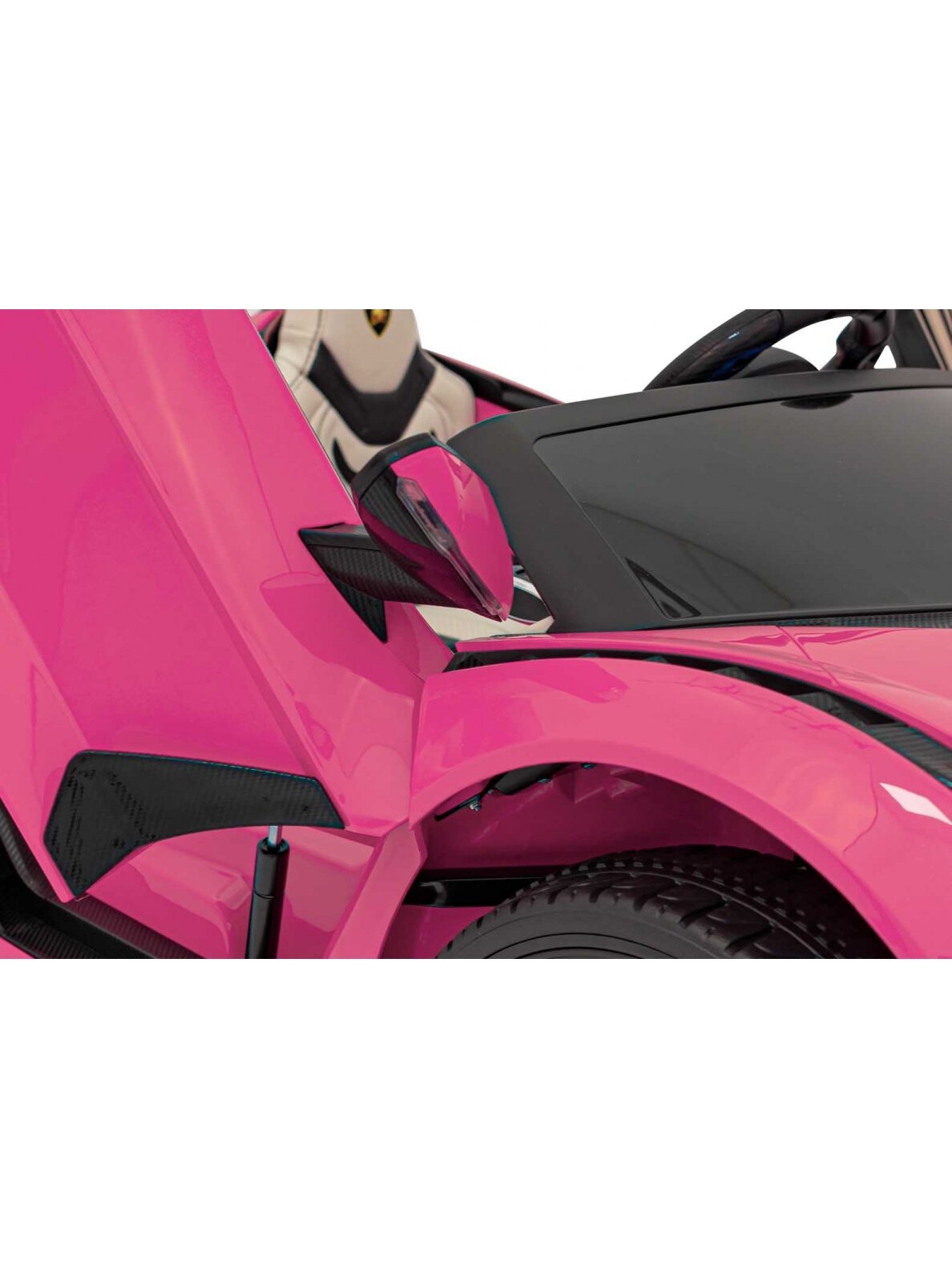 Lamborghini SIAN Elektromobilis vaikams Rausva 13