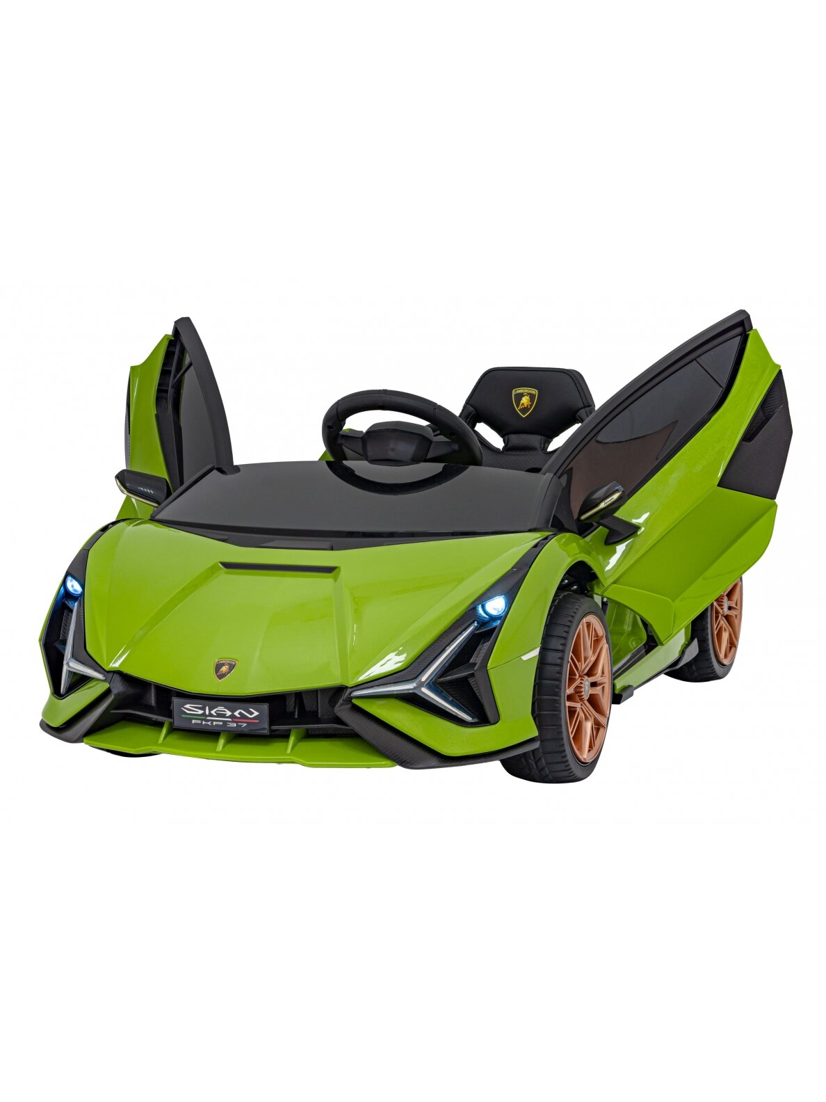 Lamborghini SIAN Elektromobilis vaikams Žalia 11