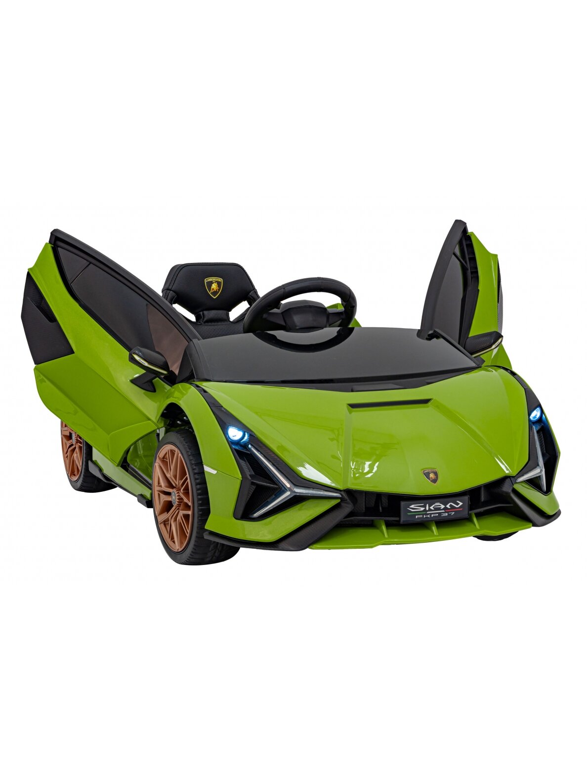 Lamborghini SIAN Elektromobilis vaikams Žalia 13