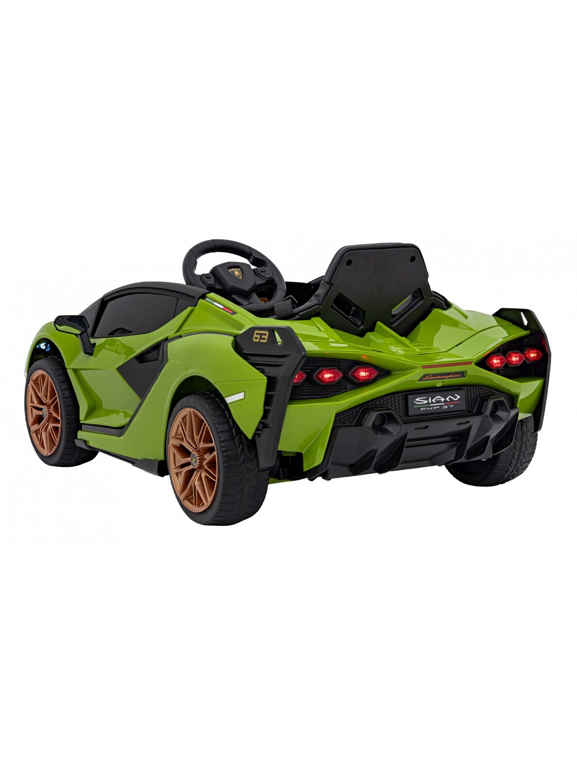 Lamborghini SIAN Elektromobilis vaikams Žalia 7