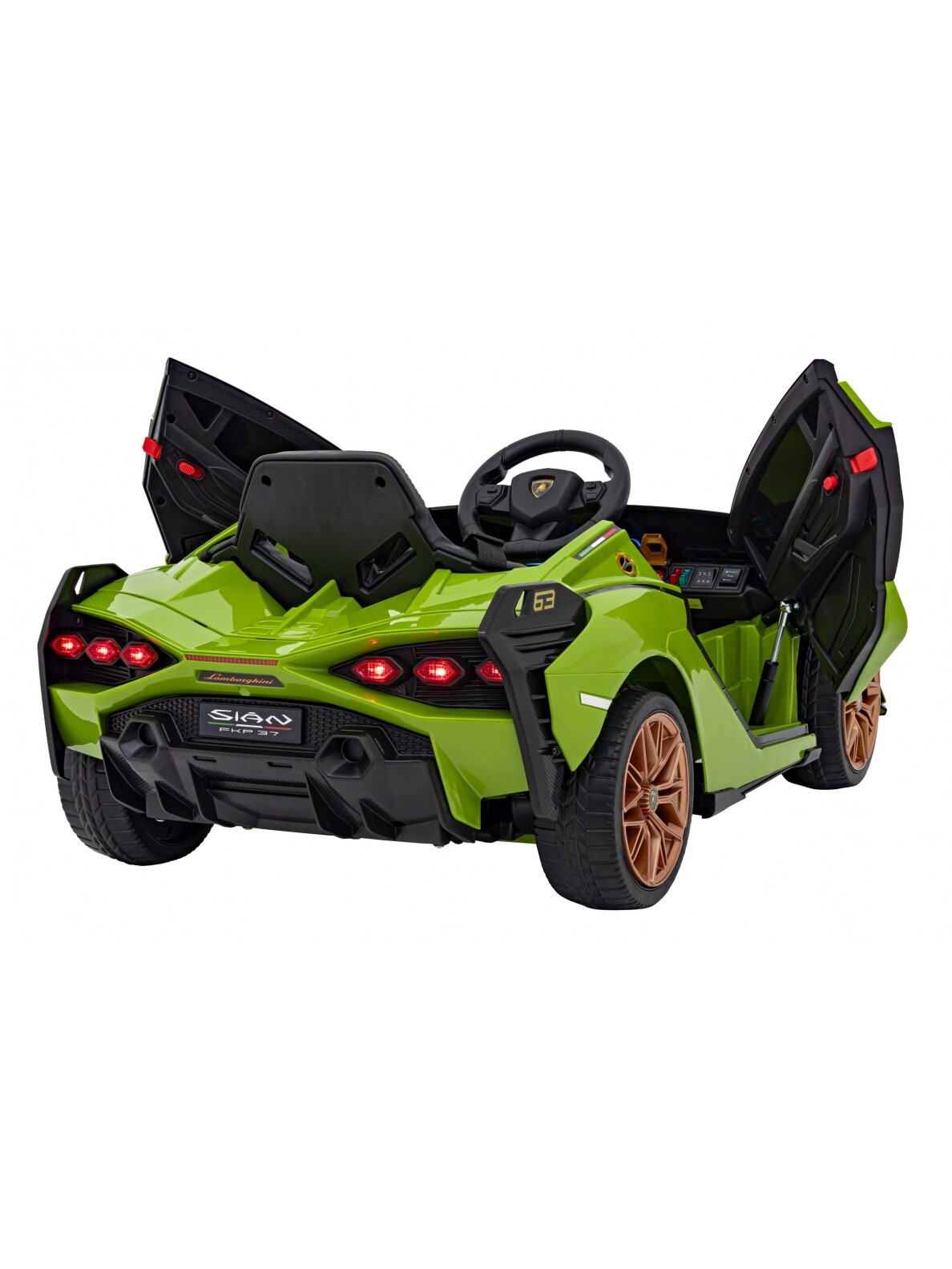 Lamborghini SIAN Elektromobilis vaikams Žalia 8