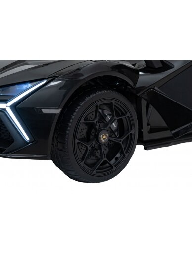 Lamborghini Revuelto Juoda Elektromobilis vaikams 14 Lamborghini Revuelto Juoda Elektromobilis vaikams 14