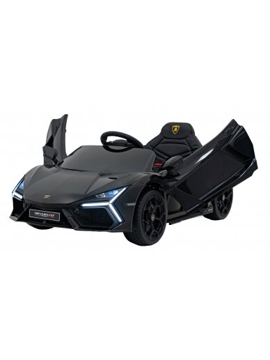 Lamborghini Revuelto Juoda Elektromobilis vaikams 2 Lamborghini Revuelto Juoda Elektromobilis vaikams 2