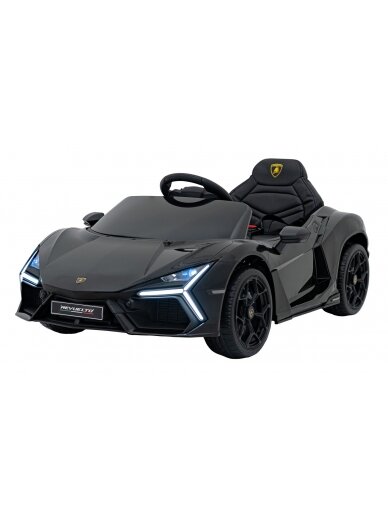 Lamborghini Revuelto Juoda Elektromobilis vaikams 3 Lamborghini Revuelto Juoda Elektromobilis vaikams 3