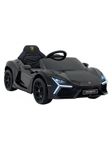 Lamborghini Revuelto Juoda Elektromobilis vaikams 4 Lamborghini Revuelto Juoda Elektromobilis vaikams 4