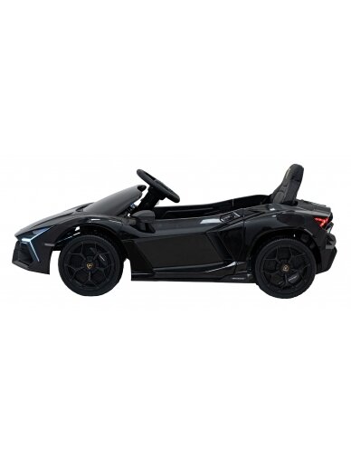 Lamborghini Revuelto Juoda Elektromobilis vaikams 5 Lamborghini Revuelto Juoda Elektromobilis vaikams 5