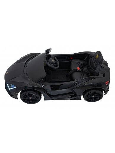 Lamborghini Revuelto Juoda Elektromobilis vaikams 6 Lamborghini Revuelto Juoda Elektromobilis vaikams 6