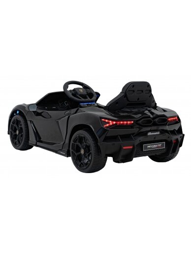 Lamborghini Revuelto Juoda Elektromobilis vaikams 7 Lamborghini Revuelto Juoda Elektromobilis vaikams 7