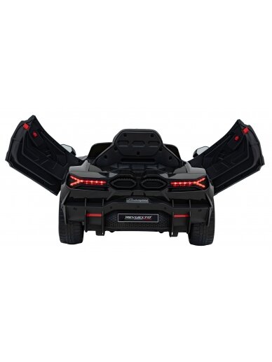 Lamborghini Revuelto Juoda Elektromobilis vaikams 9 Lamborghini Revuelto Juoda Elektromobilis vaikams 9