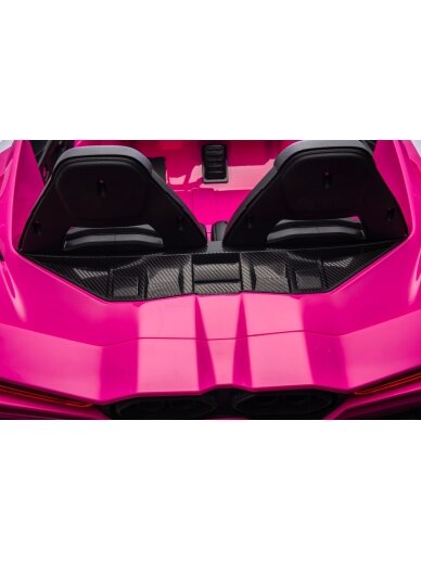 "Lamborghini Revuelto XL" rožinės spalvos Elektromobilis vaikams 13 "Lamborghini Revuelto XL" rožinės spalvos Elektromobilis vaikams 13