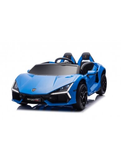 Lamborghini Revuelto XL STRONG Mėlyna Elektromobilis vaikams 19 Lamborghini Revuelto XL STRONG Mėlyna Elektromobilis vaikams 19