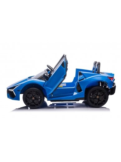 Lamborghini Revuelto XL STRONG Mėlyna Elektromobilis vaikams 6 Lamborghini Revuelto XL STRONG Mėlyna Elektromobilis vaikams 6