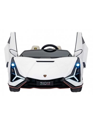 Lamborghini SIAN Elektromobilis vaikams Balta