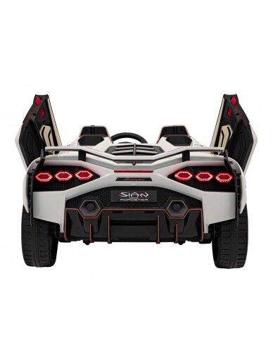 Lamborghini SIAN Elektromobilis vaikams Balta 5
