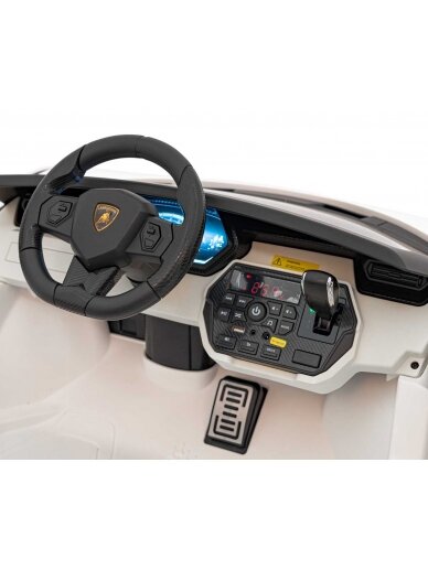 Lamborghini SIAN Elektromobilis vaikams Balta 7