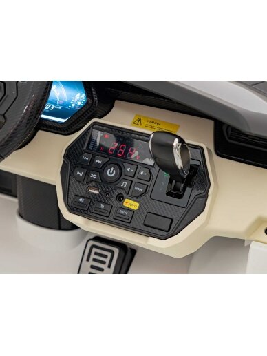 Lamborghini SIAN Elektromobilis vaikams Balta 8