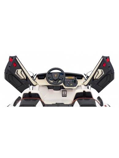 Lamborghini SIAN Elektromobilis vaikams Balta 9