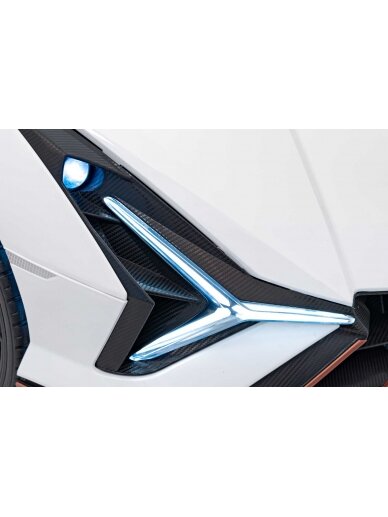 Lamborghini SIAN Elektromobilis vaikams Balta 12