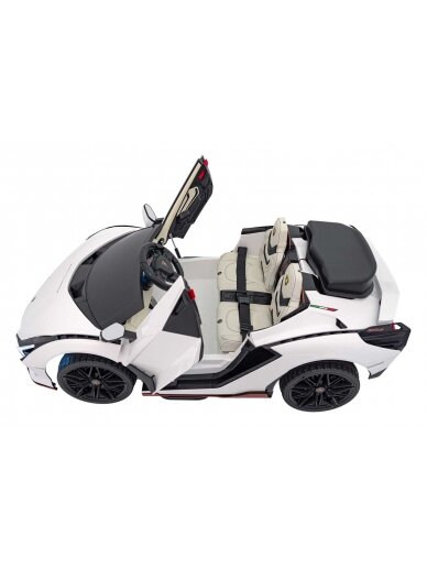 Lamborghini SIAN Elektromobilis vaikams Balta 21