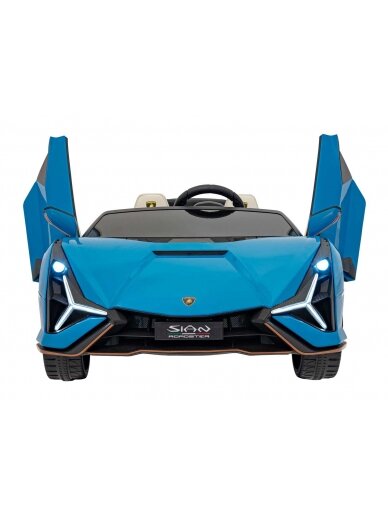 Lamborghini SIAN Elektromobilis vaikams Mėlyna 1