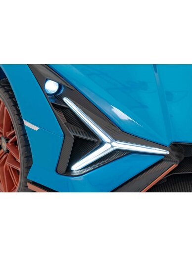 Lamborghini SIAN Elektromobilis vaikams Mėlyna 11