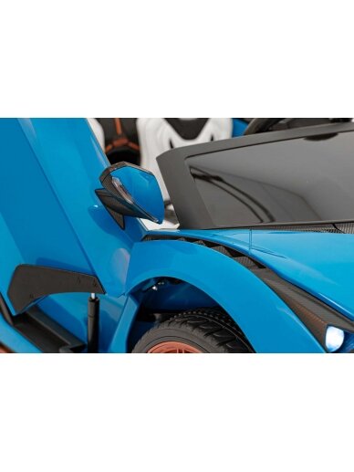 Lamborghini SIAN Elektromobilis vaikams Mėlyna 12