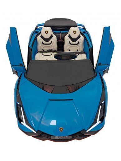 Lamborghini SIAN Elektromobilis vaikams Mėlyna 18