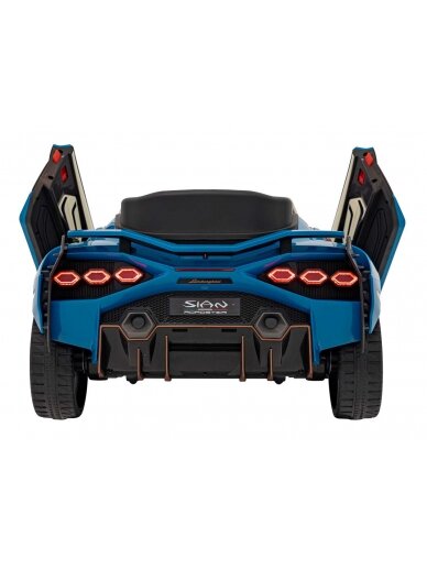 Lamborghini SIAN Elektromobilis vaikams Mėlyna 5