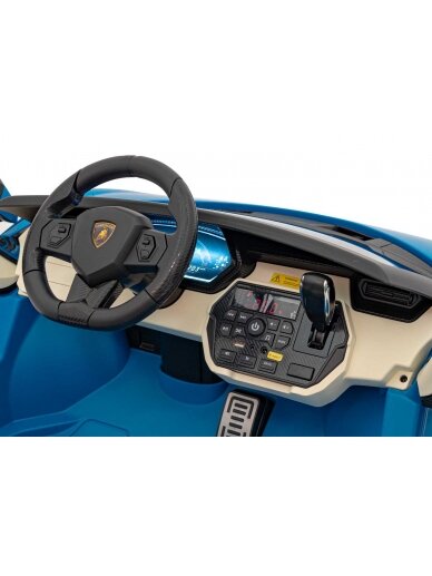 Lamborghini SIAN Elektromobilis vaikams Mėlyna 6