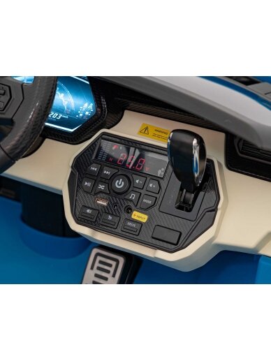 Lamborghini SIAN Elektromobilis vaikams Mėlyna 9