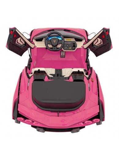 Lamborghini SIAN Elektromobilis vaikams Rausva 18