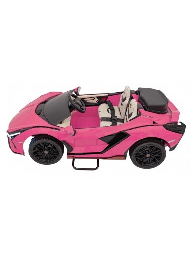 Lamborghini SIAN Elektromobilis vaikams Rausva 21