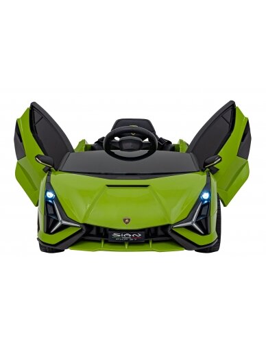 Lamborghini SIAN Elektromobilis vaikams Žalia 12