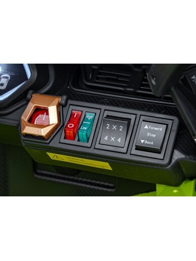 Lamborghini SIAN Elektromobilis vaikams Žalia 15