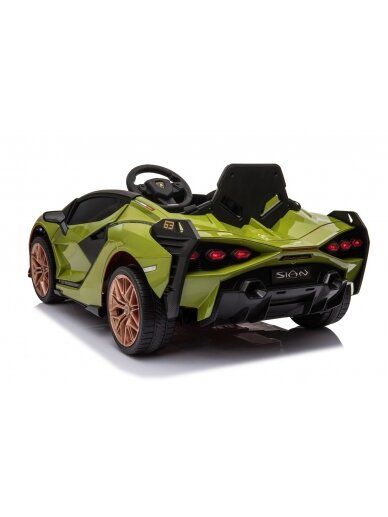 Lamborghini SIAN Elektromobilis vaikams Žalia 2