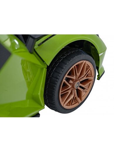 Lamborghini SIAN Elektromobilis vaikams Žalia 20