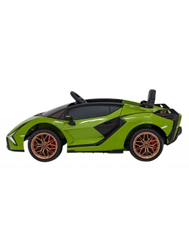 Lamborghini SIAN Elektromobilis vaikams Žalia 6