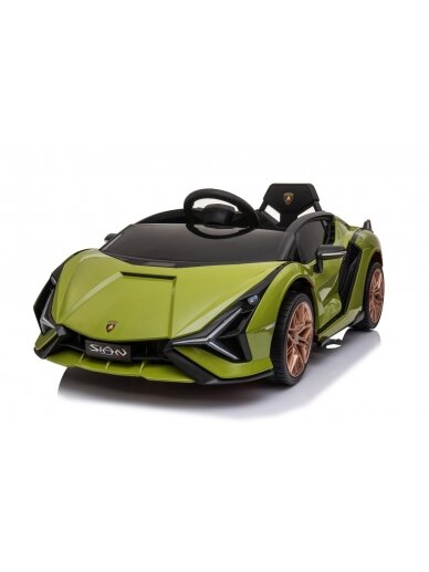 Lamborghini SIAN Elektromobilis vaikams Žalia