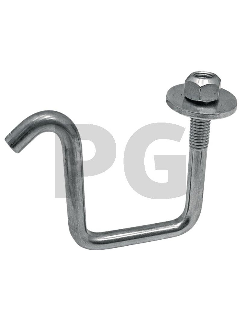 Laikiklis With self-locking nut M10 and washer for frame 40 x 40 mm Laikiklis With self-locking nut M10 and washer for frame 40 x 40 mm