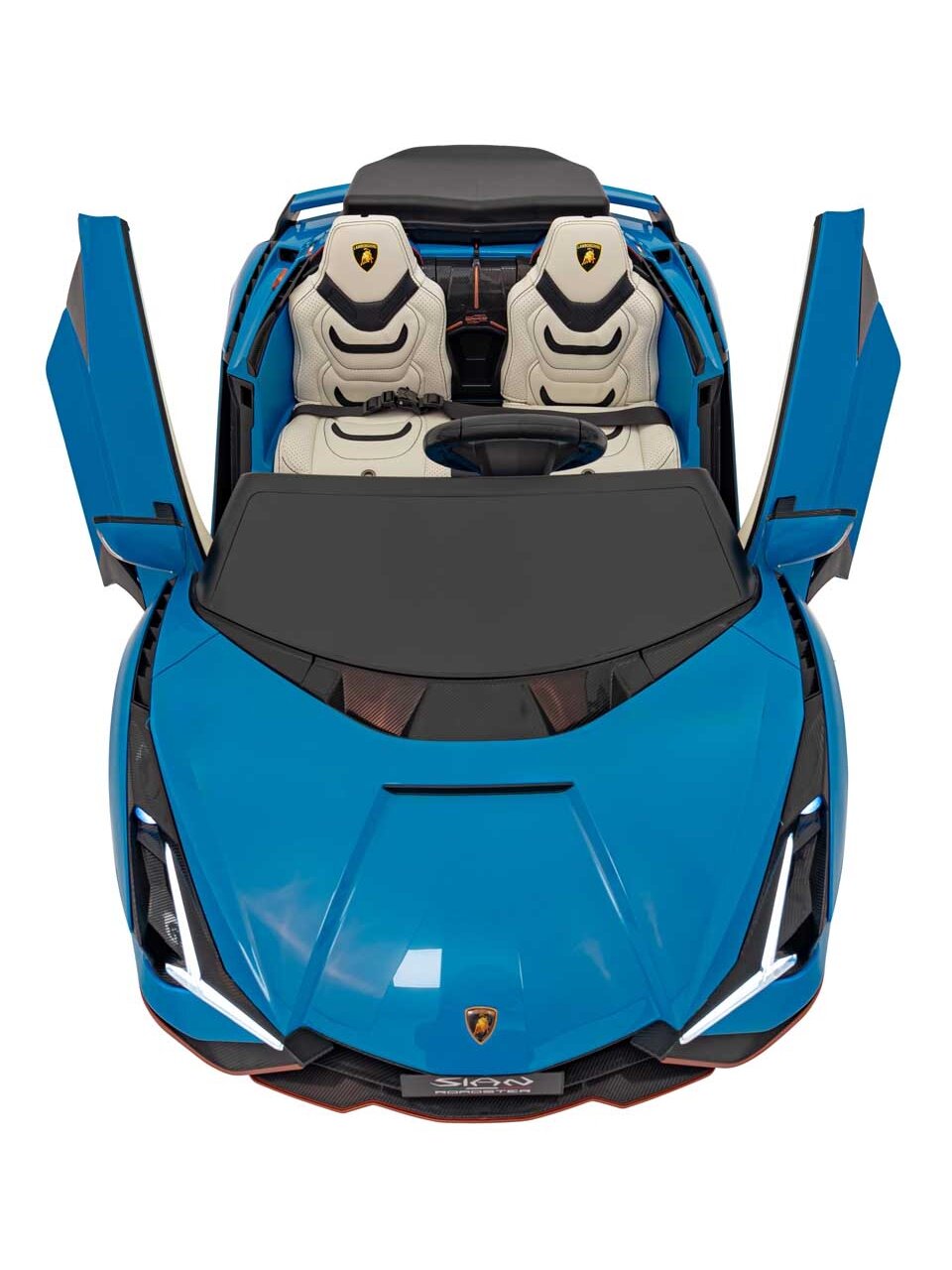 Lamborghini SIAN Elektromobilis vaikams Mėlyna 18