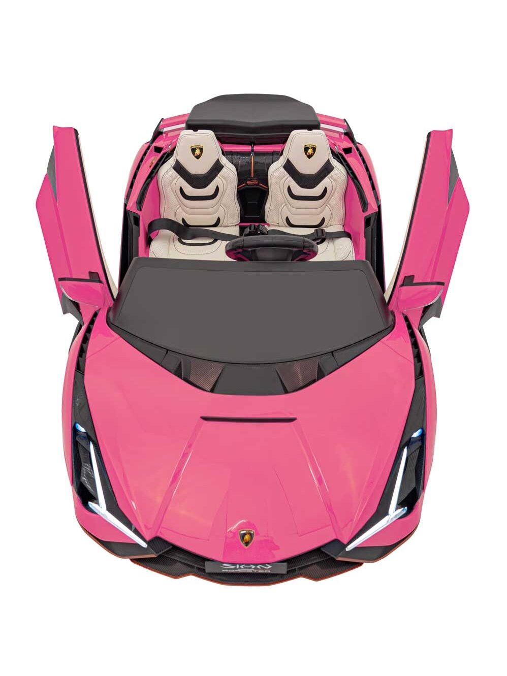 Lamborghini SIAN Elektromobilis vaikams Rausva 20