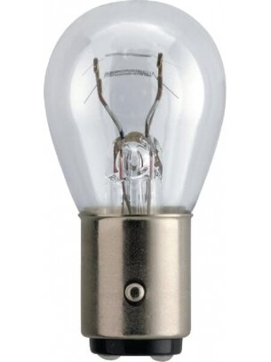 Lemputė Įprastinė rutulinė P21/5W 12V 21W/5W BAY15d balta "Philips 1