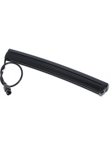 LED bar žibintas, 105W, 8820lm, stačiakampio formos, 12/24V, balta/oranžinė, 525,5x40x54,4mm Deutsch kištukas, Combo, lenkta, 21LED's, E-BOOST 1