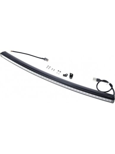 LED bar žibintas, 210W, 17640lm, stačiakampė, 12/24V, balta/oranžinė, 1007.1x40x54.4mm Deutsch kištukas, Combo, lenkta, 42LED, E-BOOST