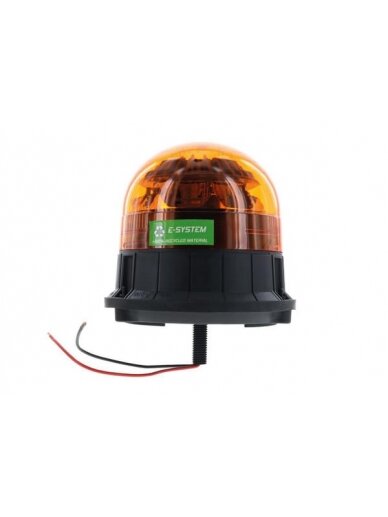 LED švyturys, 17W, 12-24V, gintarinis, su sriegiu, Ø 146x140mm, E-VENUS, Sacex