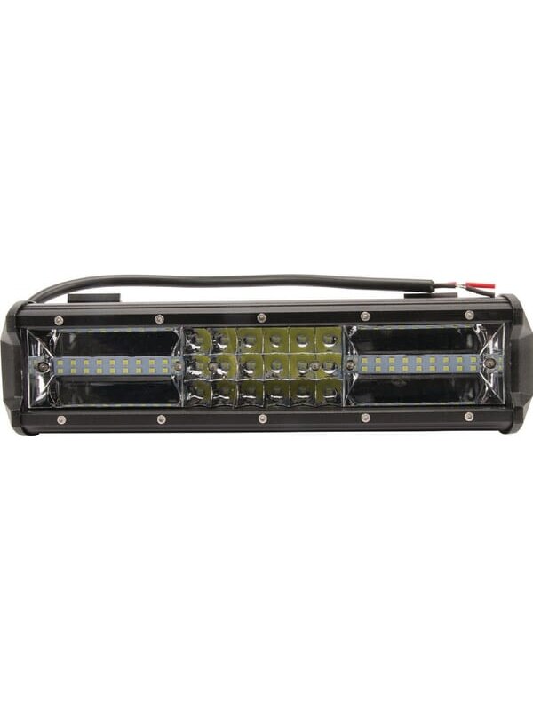 LED bar žibintas, 81W, 7290lm, stačiakampė, 12/24V, balta, 301.8x89mm, Kabelis, Kombinuota, 54 LED, Kramp